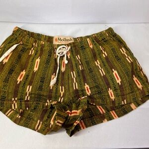 Green‎ and Brown Athletic Camouflage Shorts